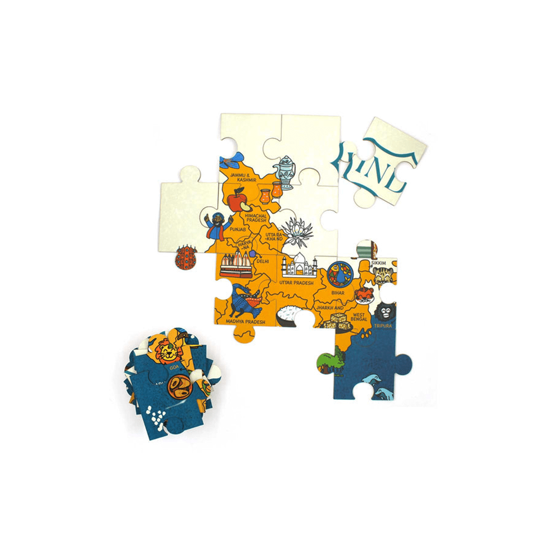 Shumee Toys Shumee Indiascape Learning Set - Memory Cards, Activity Book, and Puzzle (5 Years+)