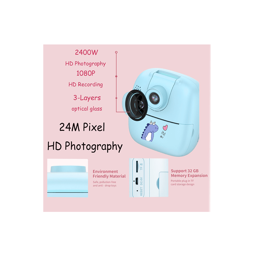 Baan Toys Toys Baan Toys Instant Digital Printer Camera with Printer (4 years+)