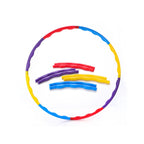 8-piece hula hoop for fitness and fun exercise.
