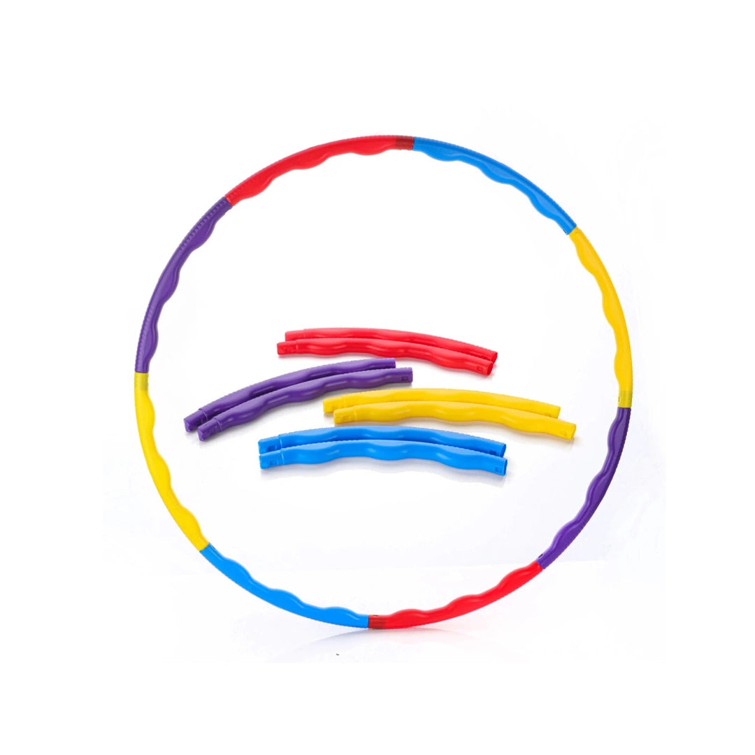 8-piece hula hoop for fitness and fun exercise.
