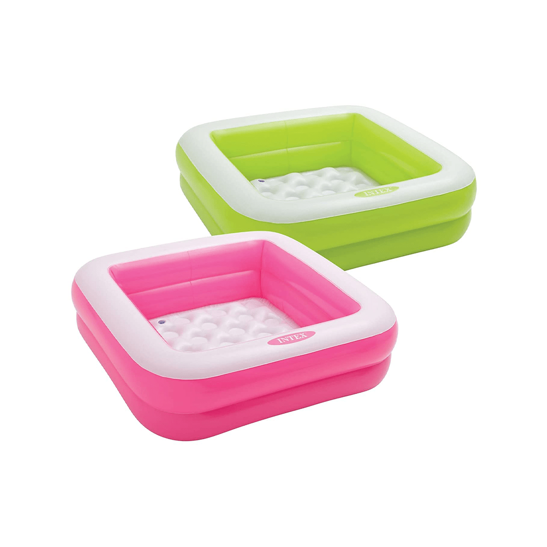 Index Baby Care Intex Square Inflatable Kids Play Pools, Kids Swimming Pool, Bath tub, Water Pool for Kids