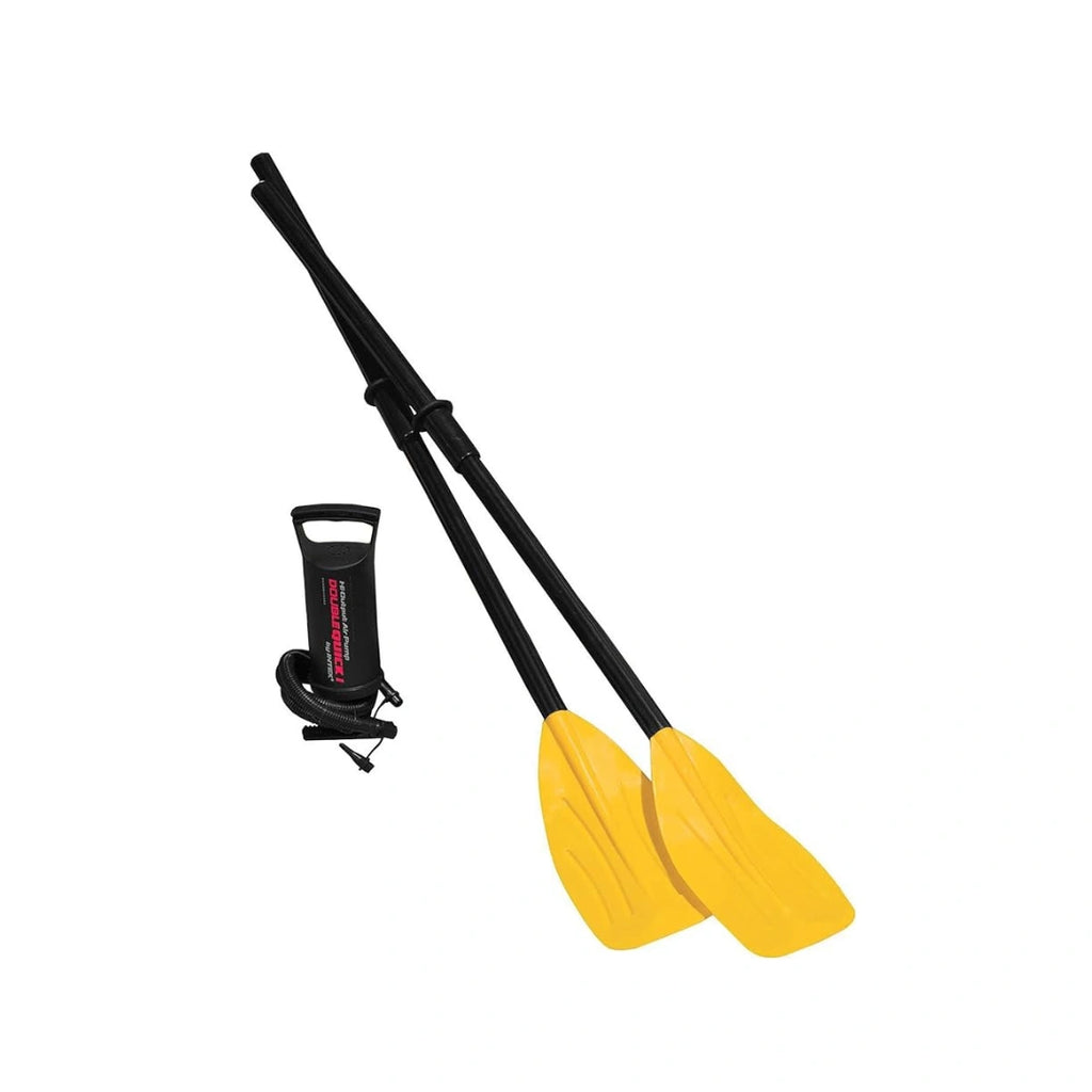 Intex Explorer 300 Inflatable Boat Set,3 Person Raft with Oars & Mini Hand Pump