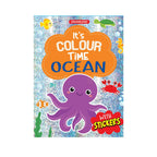 Ocean themed colouring book 