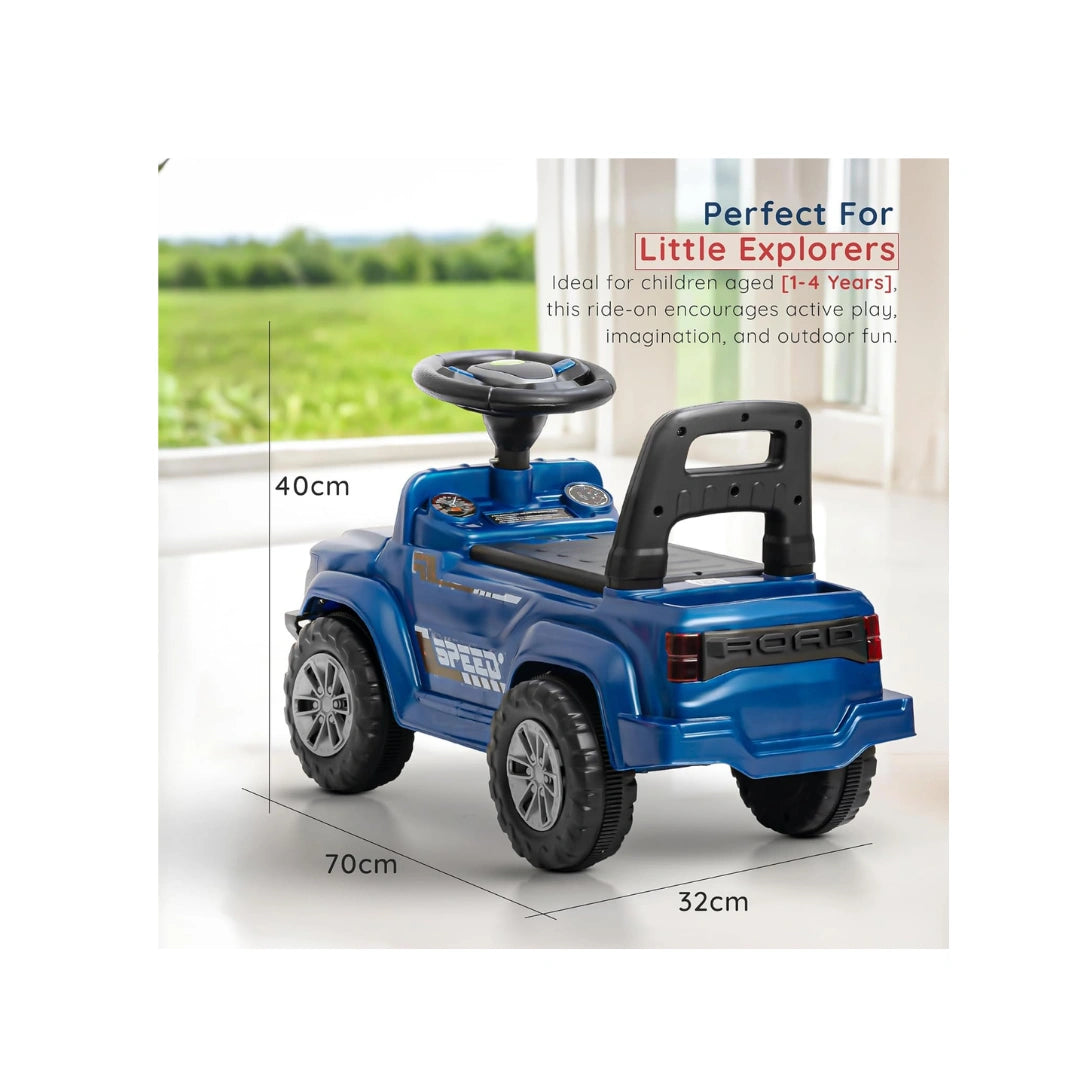 Kids jeep style ride-on push car
