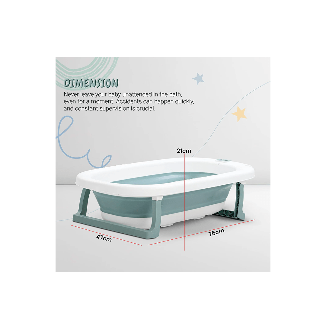 Baybee Baby Care Baybee Jolly Foldable Baby Bath Tub for Baby Mini Swimming Pool for Kids Bathtub