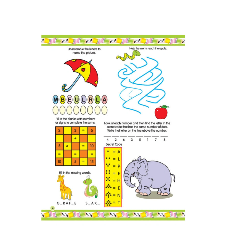 Jumbo activity book for kids