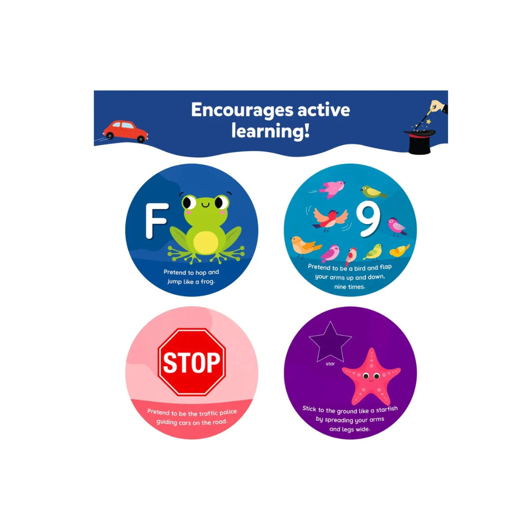 Interactive learning flash cards