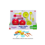 Junior Chef Play Set,Kitchen Cooking Toy,Non-Toxic,Child-Safe Plastic,To Improve.Creativity,Imagination,Coordination,Social Skills (3 Years+)