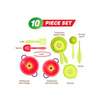 Junior Chef Play Set,Kitchen Cooking Toy,Non-Toxic,Child-Safe Plastic,To Improve.Creativity,Imagination,Coordination,Social Skills (3 Years+)