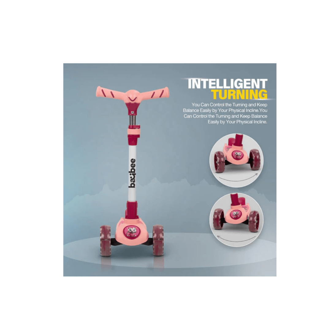 Baybee Toys Baybee Kitty Kick Scooter for Kids, Foldable Kids Scooter