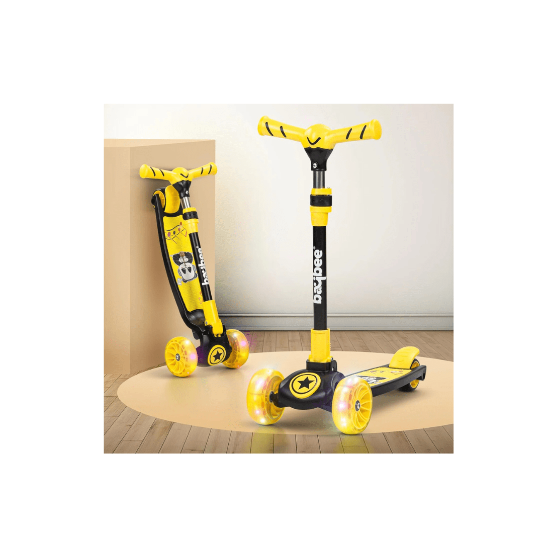 Baybee Toys Baybee Kitty Kick Scooter for Kids, Foldable Kids Scooter