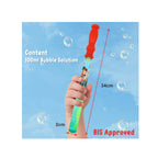 24 pack kids bubble sticks with pre-filled bubble solution bottles.
