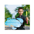 24 pack kids bubble sticks with pre-filled bubble solution bottles.
