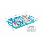 Kids doctor play set with foldable suitcase and medical toy accessories.
