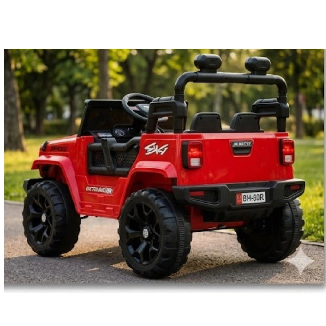 Red Ride-On Jeep