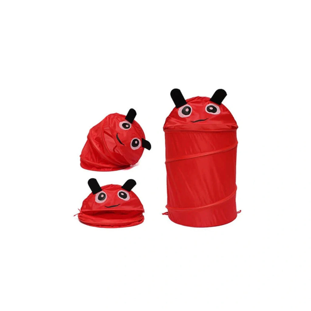 Foldable kids laundry and toy basket