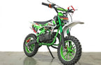 Kids green dirt bike