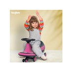 swing ride-on car with LED wheels