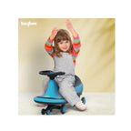 swing ride-on car with LED wheels
