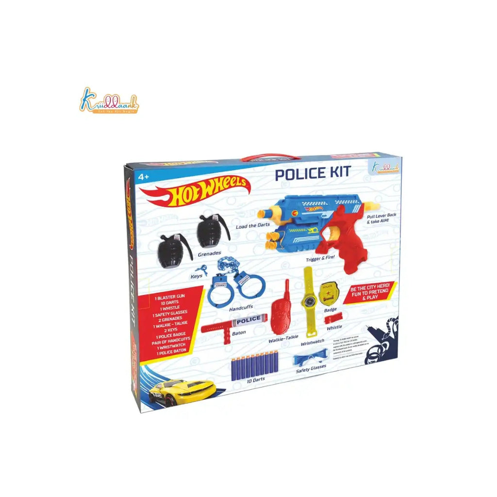 Police toy blaster role play set