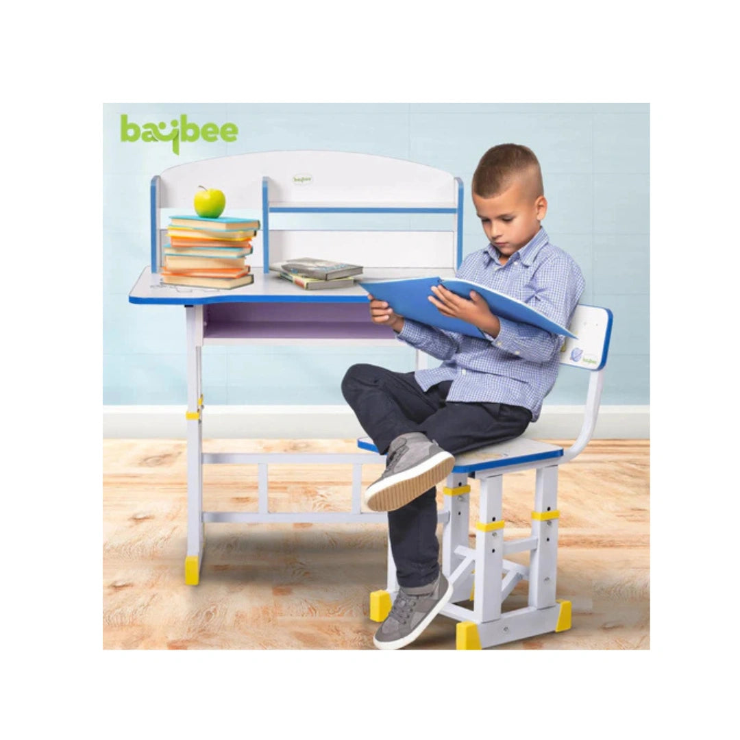 Kids study desk and chair with storage