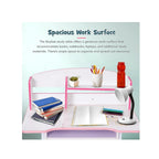 Kids study desk and chair with storage