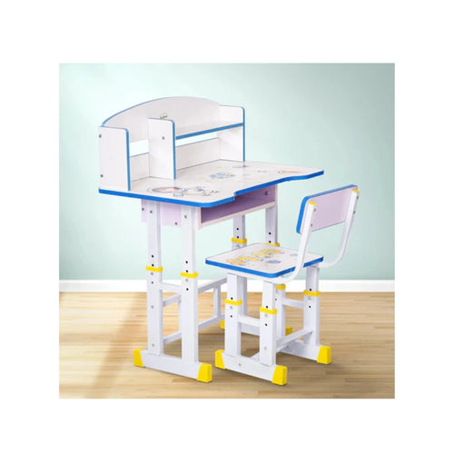 Kids study desk and chair with storage