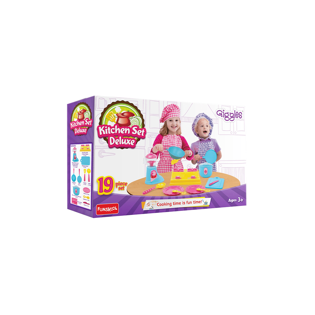 Funskool Toys Funskool Giggles Kitchen Set Deluxe (3 Years+)