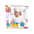 Kitchen Set Deluxe,19 Piece Colourful Pretend and Play Cooking Set,Language and Social Skills,Role Play,Preschool Toys for Kids (3 Years+)