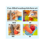 Kids kitchen sink play set 