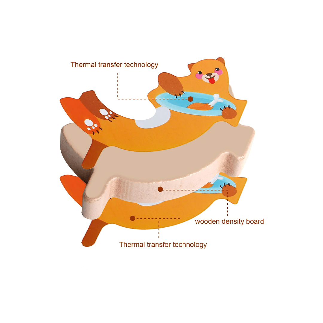 The Clever Clogs Toys The Clever Clogs Kitten Balancing Game (3 Years+)