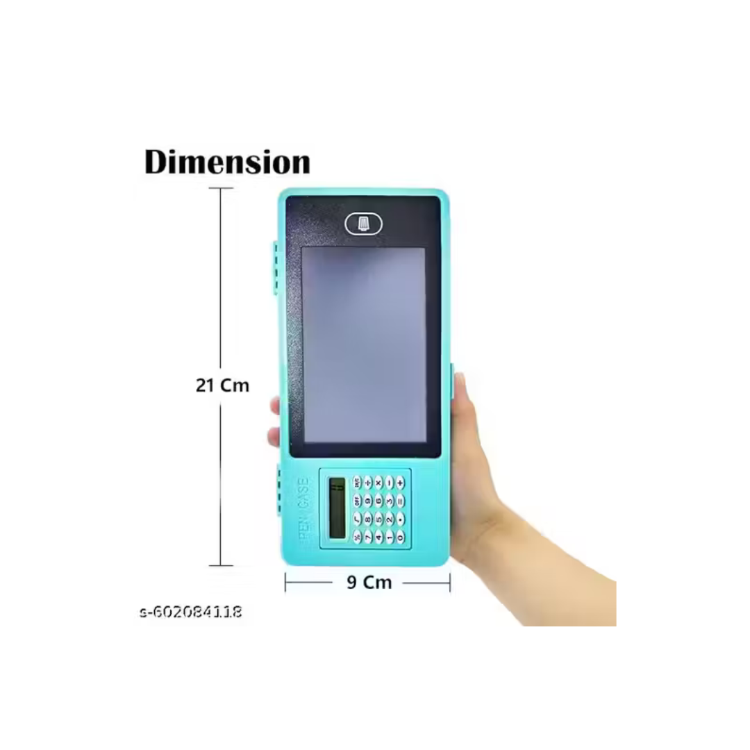 LCD Writing Tablet Pencil Box with Calculator for education