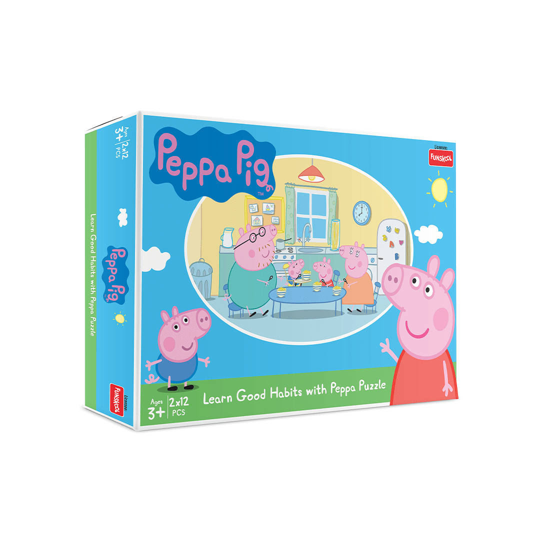 Funskool Toys Funskool Learn Good Habits With Peppa Puzzle (3 Years+)