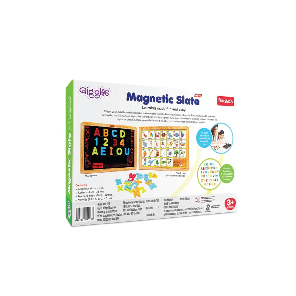Learn N Write 2 In 1 Magnetic & Dry Erase Early Learning Slate for KIds