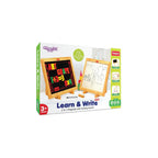 Learn N Write Slate,sturdy wooden stands for easy display,along with a duster and erasable marker,hands-on letter and number recognition,creative writing or drawing for Kids
