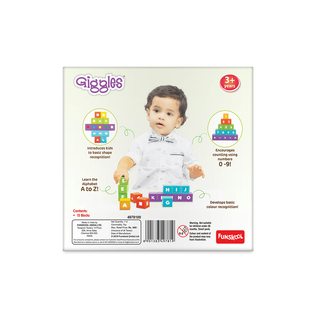 Funskool Toys Funskool Giggles Learning Blocks (3 Years+)