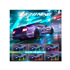 Lightning Series 1:43 RC drift car with LED lights and 2.4GHz remote control