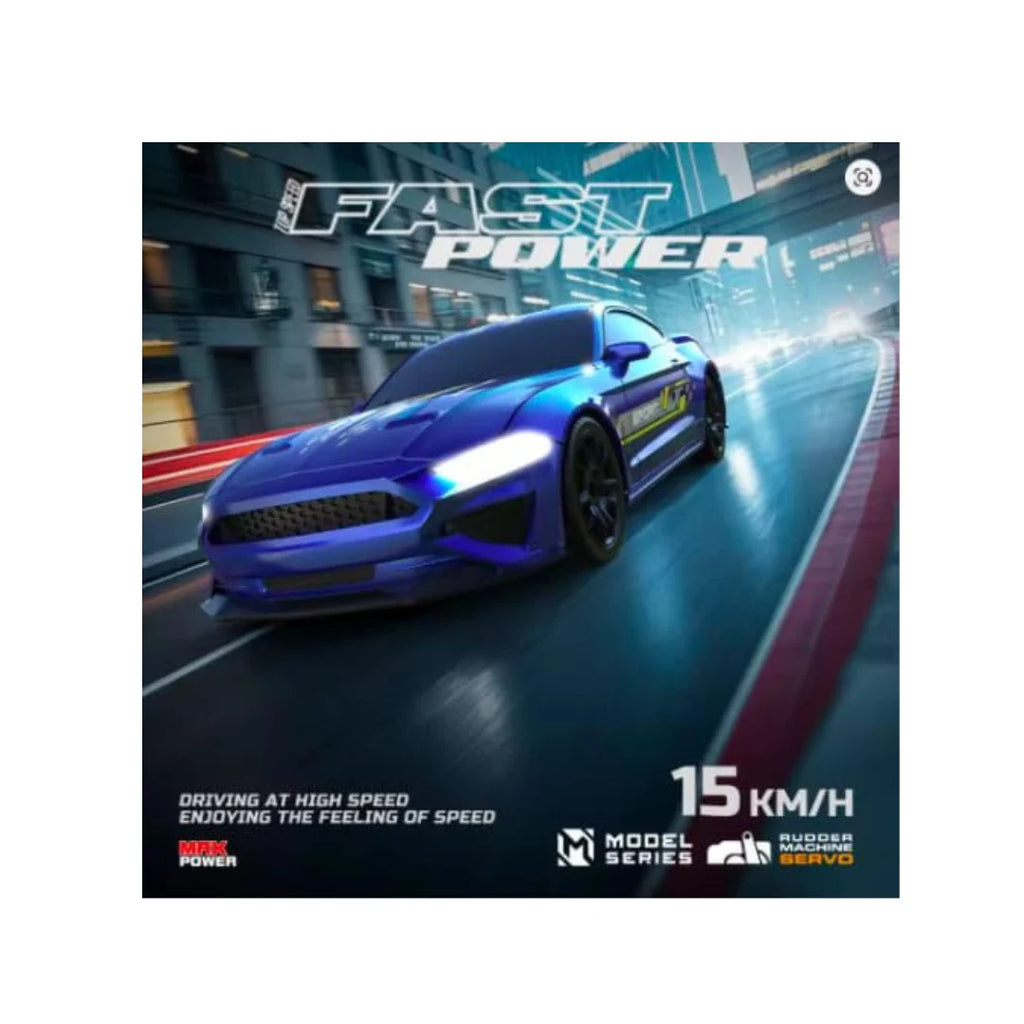Lightning Series 1:43 RC drift car with LED lights and 2.4GHz remote control