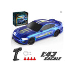 Lightning Series 1:43 RC drift car with LED lights and 2.4GHz remote control