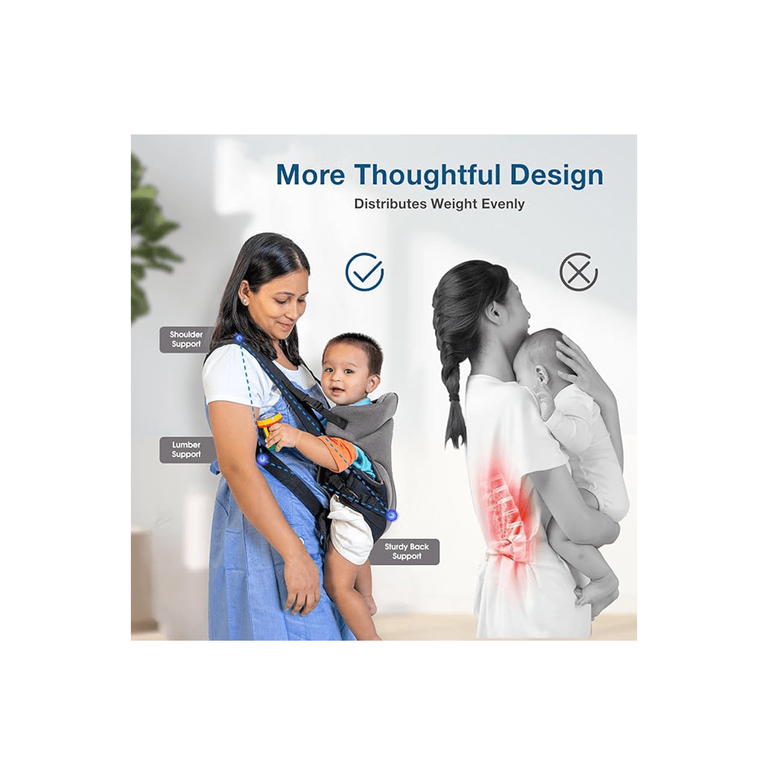 Mee Mee Other Gears Mee Mee Lightweight & Adjustable Baby Sling Carrier | 4 Carry Position Baby Carrier with Padded Support