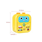 Yellow Silicone Kids Bag with Soft Durable Design & Adjustable Strap