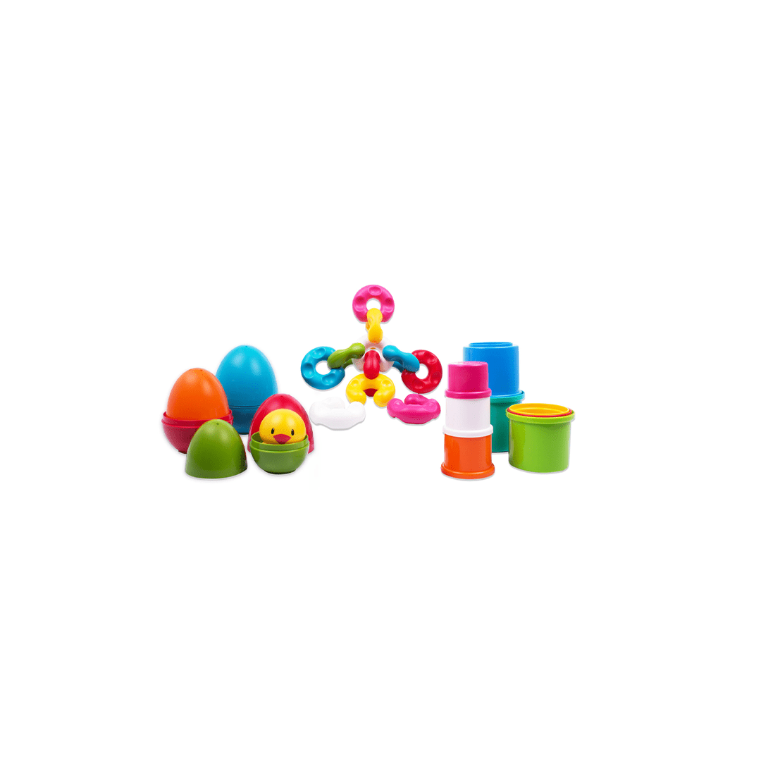 Funskool Toys Funskool Giggles Link Stack N Nest Toy Set (6 Months+)
