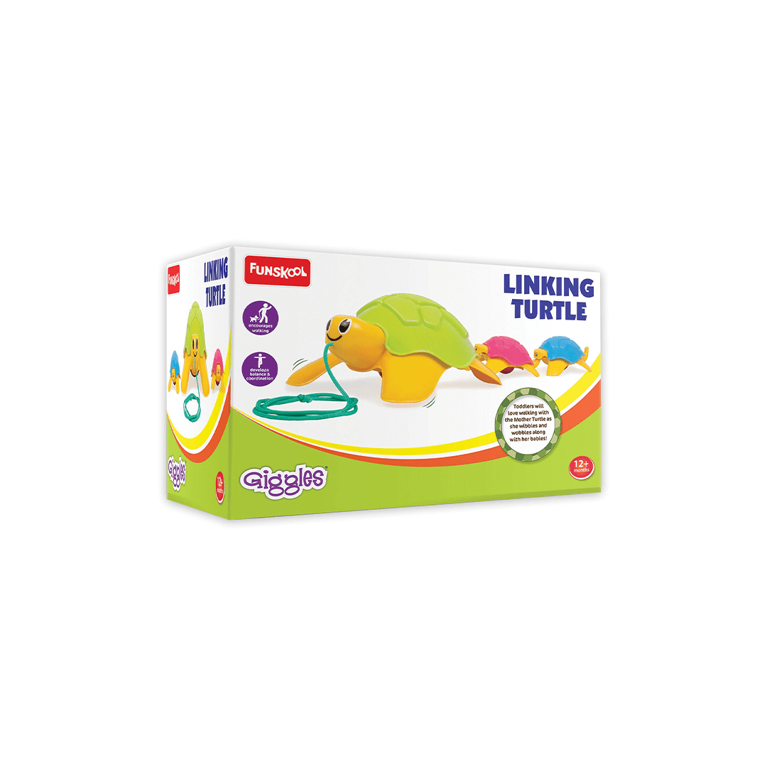 Funskool Toys Funskool Giggles Linking Turtle (12 Months+)