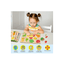 Little Berry Toys Little Berry Wooden Puzzles for Kids Age 2+ Years (Set of 4): ABC, Number, Fruit & Vegetable - Knob & Peg Puzzle Game