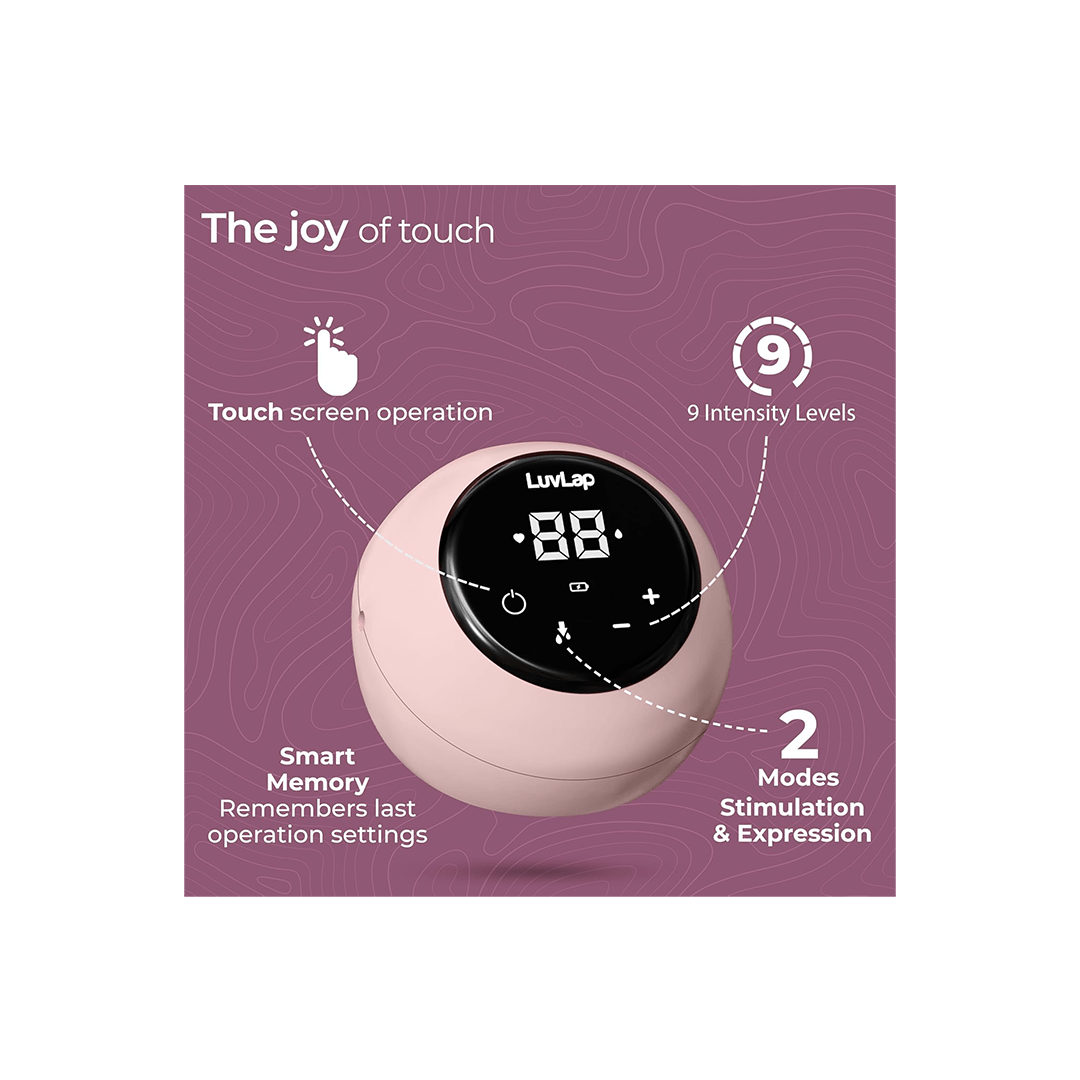 LuvLap Other Gears Luvlap Adore Electric Breast Pump with 2 Phase Pumping, Rechargeable Battery