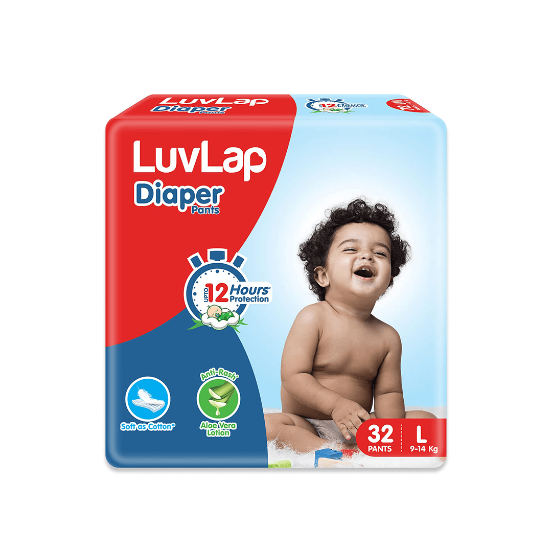 LuvLap Baby Care LuvLap Pant Style Baby Diapers with Aloe Vera Lotion