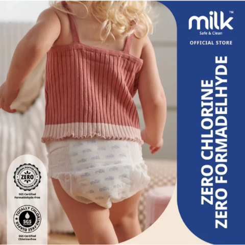 MILK Baby Diaper Yoga Pants, Size L - 36 Pcs, 9 To 17 KG