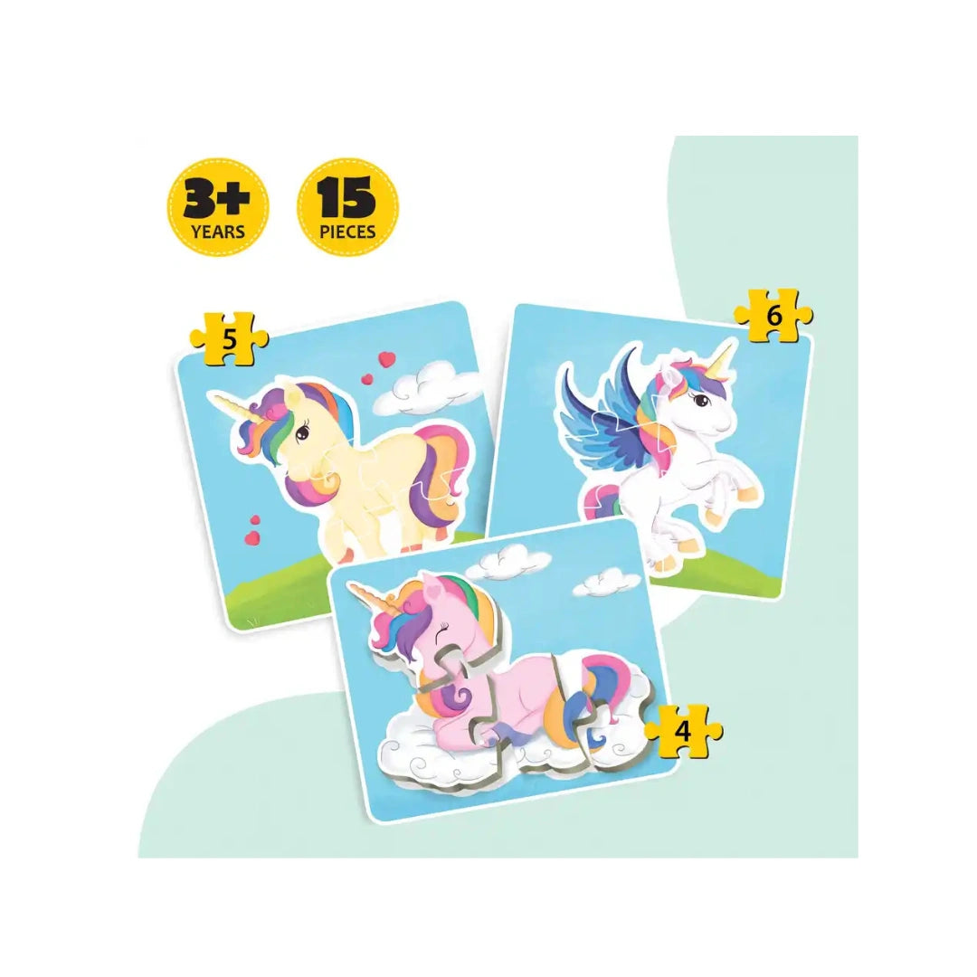 unicorn-themed educational puzzle game