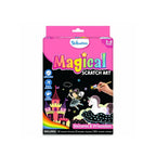 Unicorn princess scratch art book