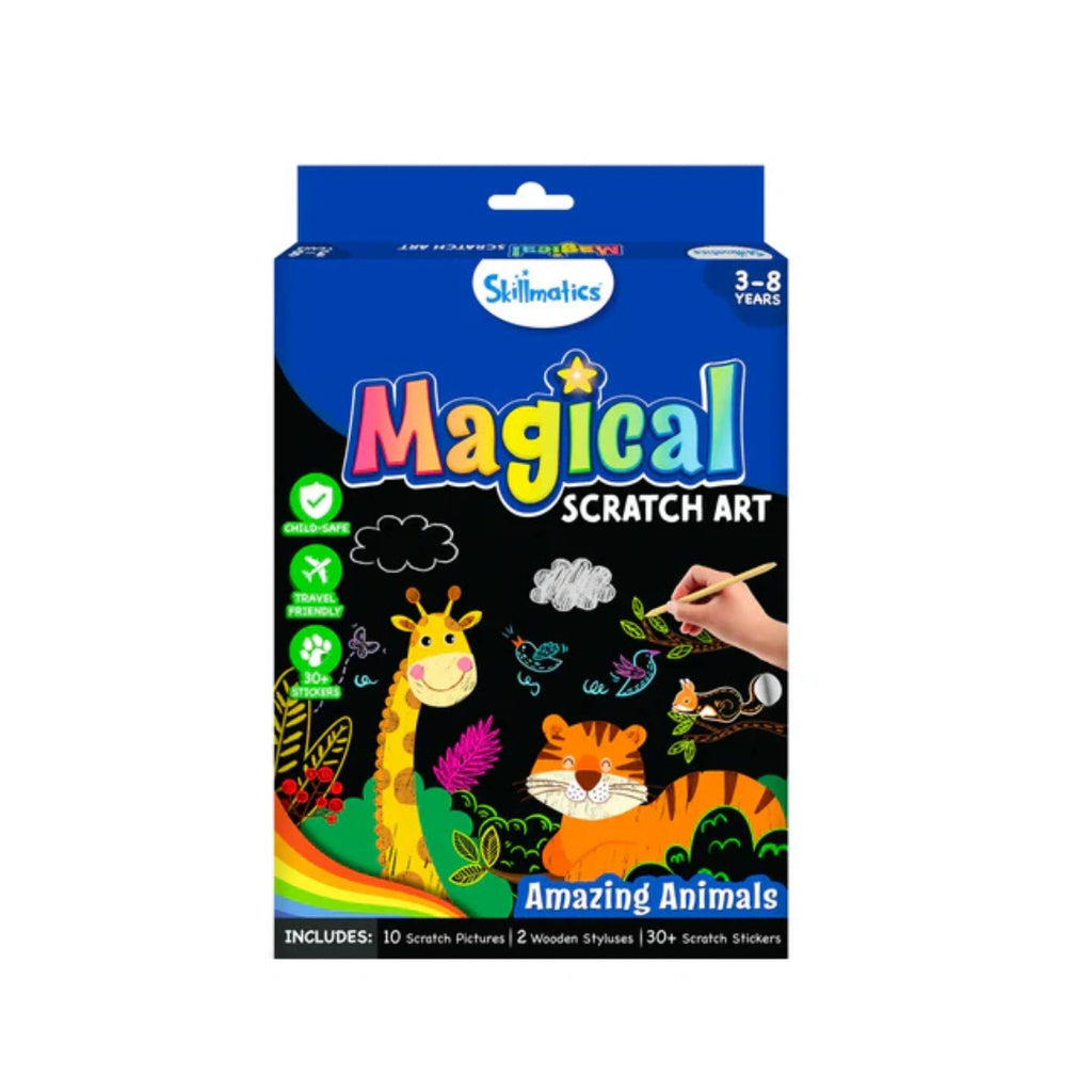 Animal scratch art book